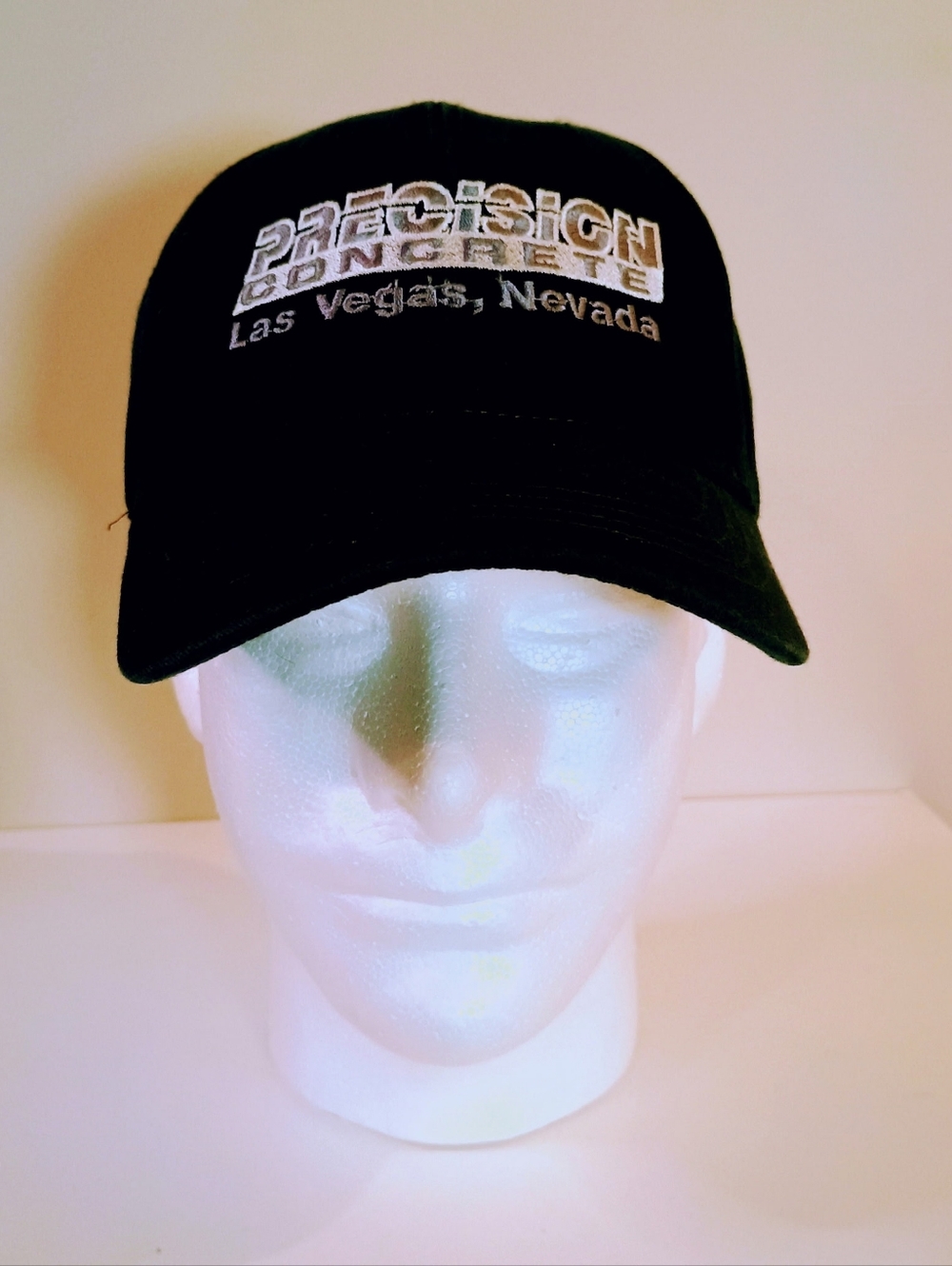 Otto Precision Concrete Las Vegas Nevada Black Baseball Cap